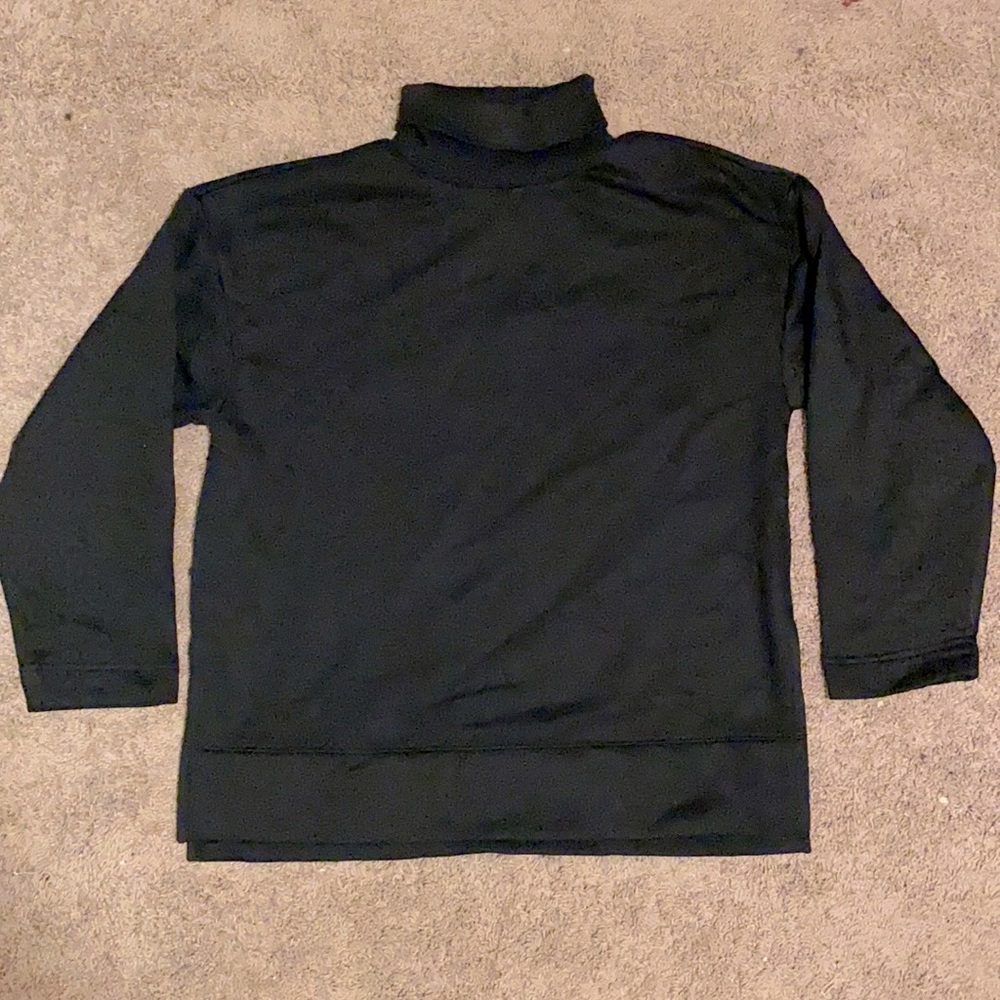 NWT Lou & Grey Loft Black Turtleneck Sweatshirt XS